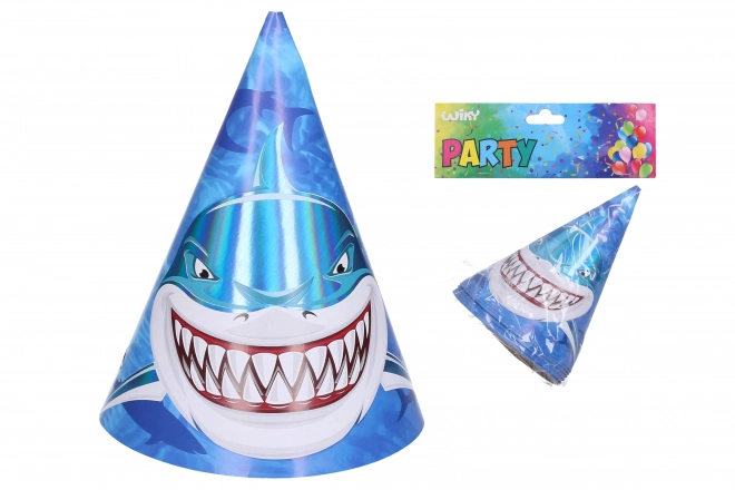 Party Shark Hats 15 cm Pack