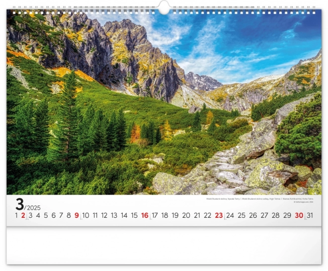 Notique Wall Calendar Magical Tatras 2025