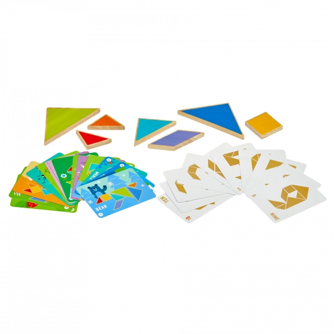 Lucy & Leo Tangram Wooden Puzzle Game