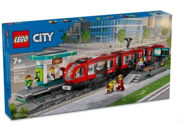 Lego City Tram with Station Set