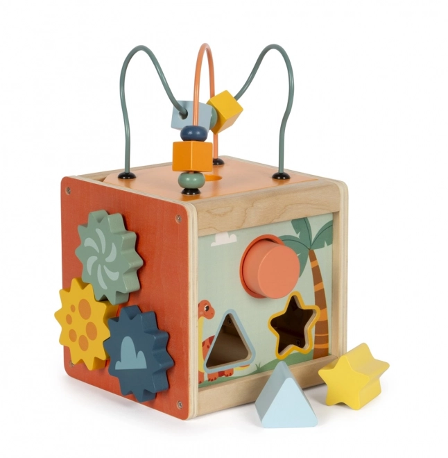 Small Foot Wooden Motor Skills Cube Dino