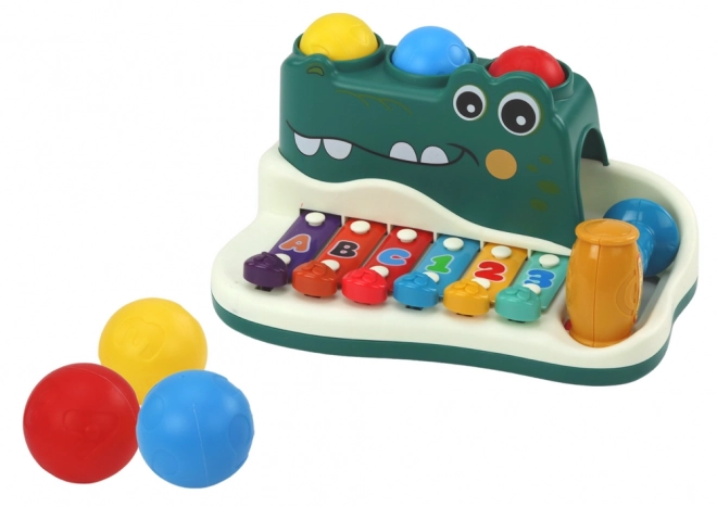 Crocodile Xylophone Piano Educational Toy