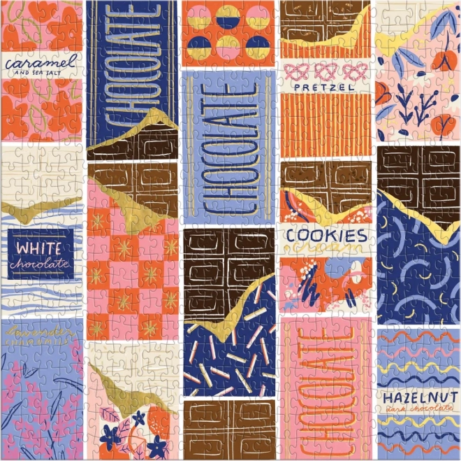 Puzzle quadrato Al bar del cioccolato 500 pezzi