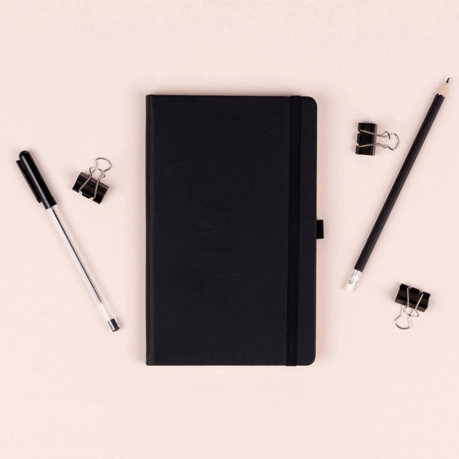 Notique Lined Black Notebook