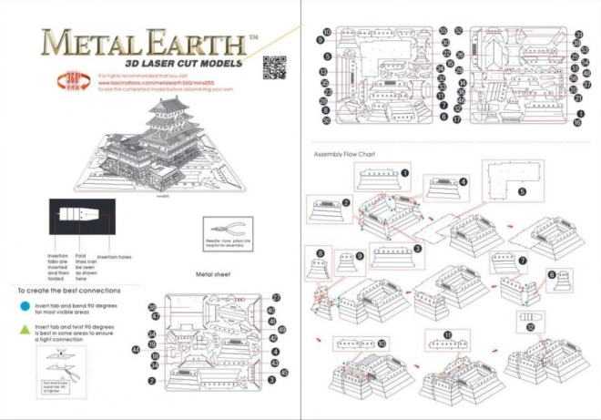 Metal Earth 3D Puzzle Himeji Castle