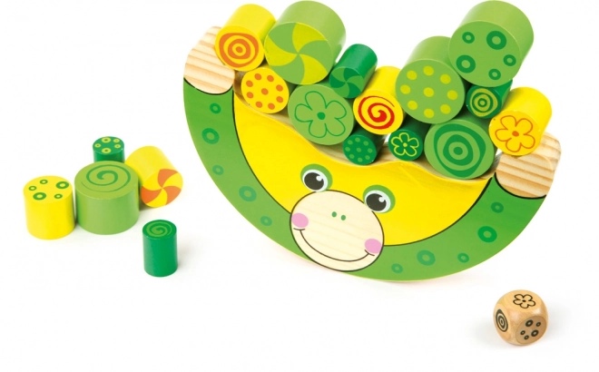 Wooden Balancing Frog Game