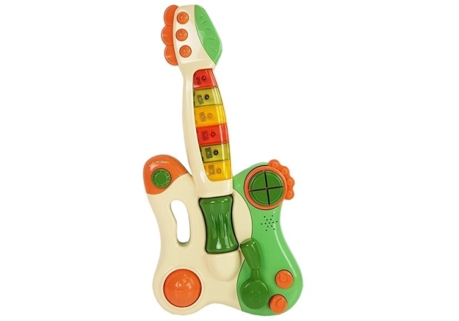 Interactive Children's Guitar Piano with Lights and Sound