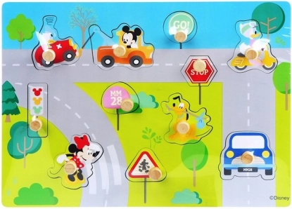 Puzzle Disney Mickey drewniane