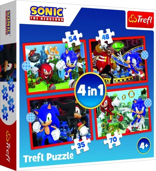 Sonic Adventures 4-in-1 Puzzle Set