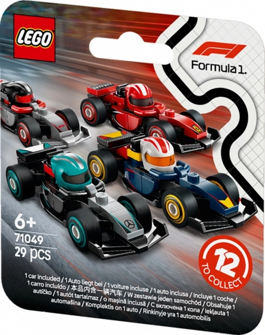 Gyűjtői F1 autó LEGO 71049 (kijelző 36 db)
