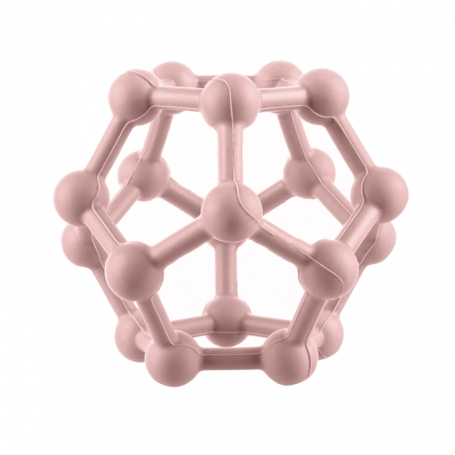 Silicone Teether Atom Old Pink