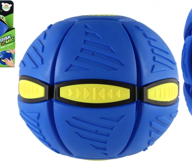 DiskPalla in plastica blu 22 cm – lancia come un disco, prendi come una palla
