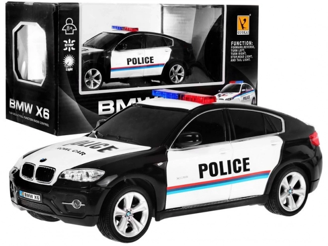 Remote Control BMW Police Car for Kids 8+ with Lights