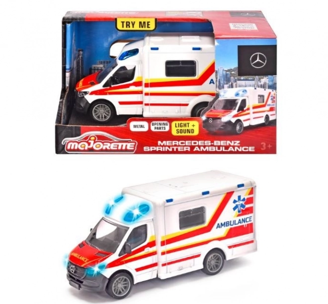 Majorette Grand Mercedes Ambulance Toy