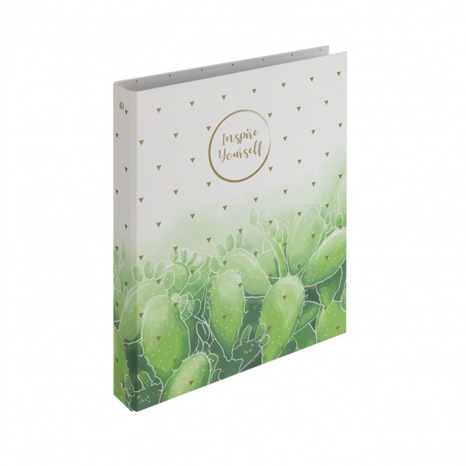 Romantic Cactus A4 Binder