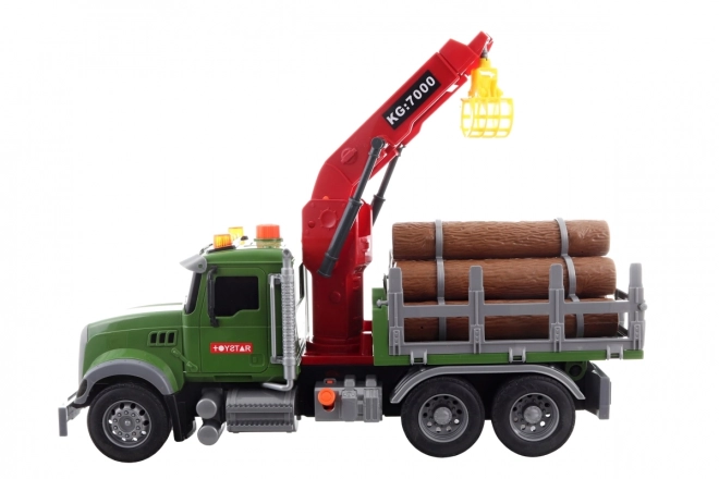 Battery Operated Log Transporter with Crank Function