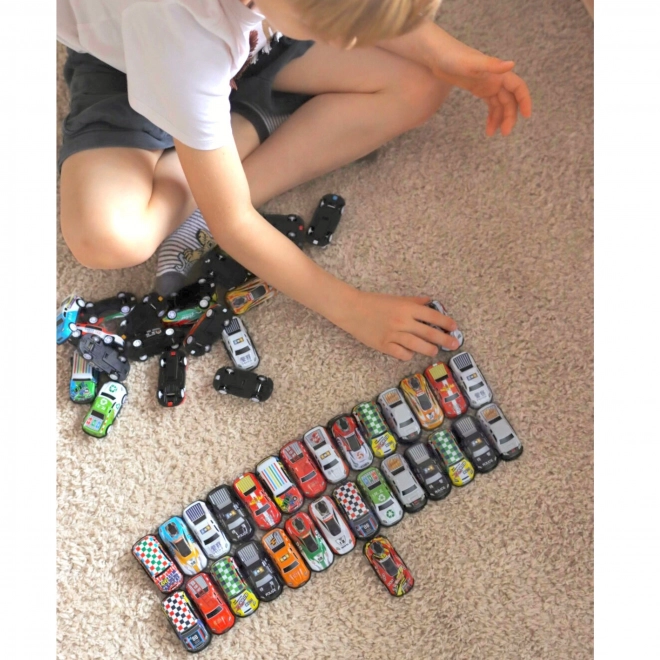 Woopie set of racing cars in a box 50 pcs