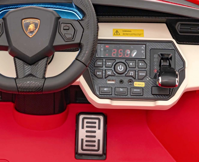 Ružové vozidlo Lamborghini Sian – Červené