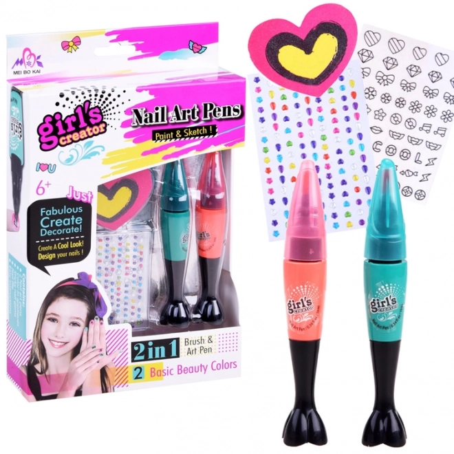 Nail Art Decorating Set for Girls