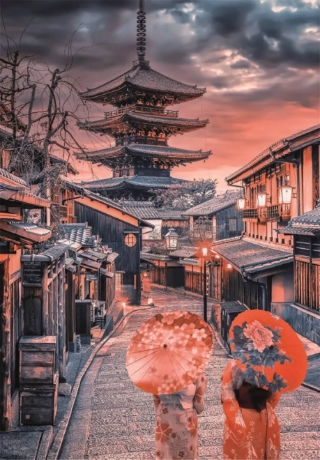 Kyoto Evening 500 Piece Puzzle - HQ Collection