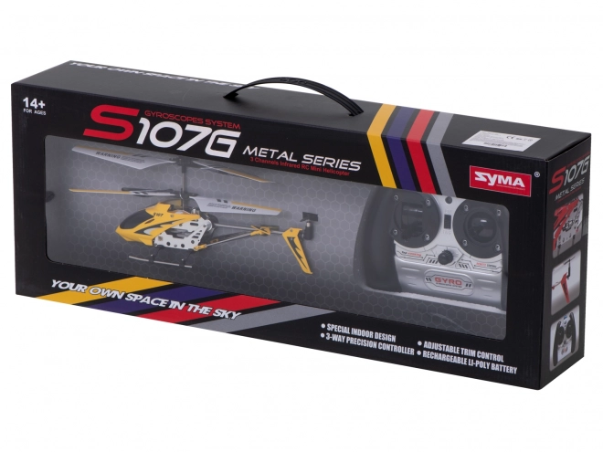 Remote Controlled Helicopter SYMA S107G Blue – Yellow