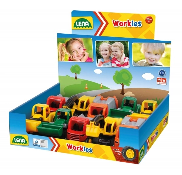 Auto Workies Plastic Construction Vehicles Set