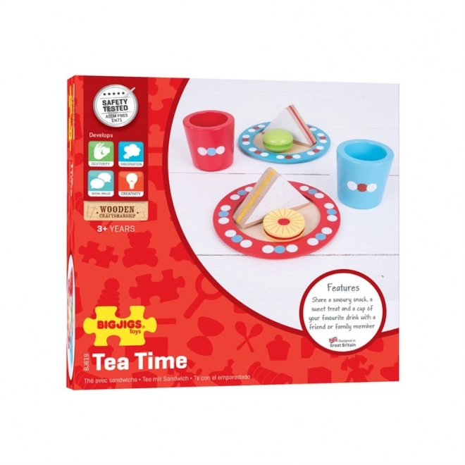 Bigjigs Toys Polka Dot Snack Set