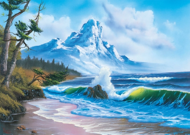 Bob Ross Seaside 1000-Piece Puzzle