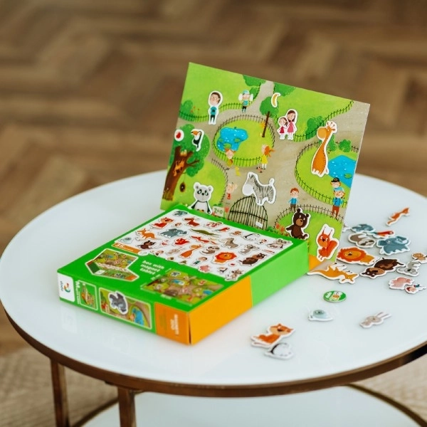 Magnetic Zoo Animal Playset