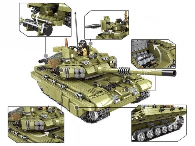 Military Blocks Tank Scorpio Tiger