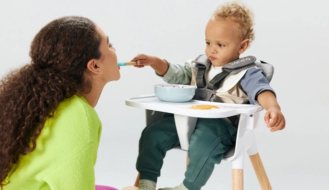 Lionelo Koen 2-in-1 High Chair Grey Stone