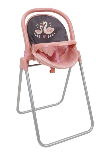 3-in-1 Set: High Chair, Rocker, Car Seat - Swan