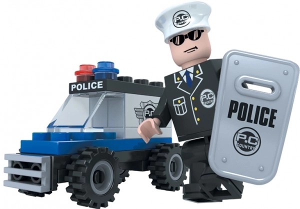 Dromader Police Car Building Set