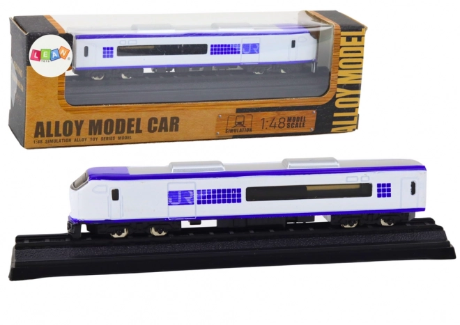 Collectors Train Model in Blue and White