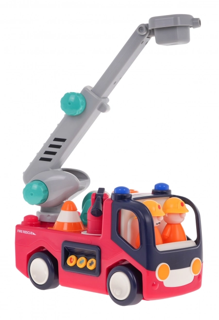 Interactive Fire Truck with Lights and Sounds for Kids