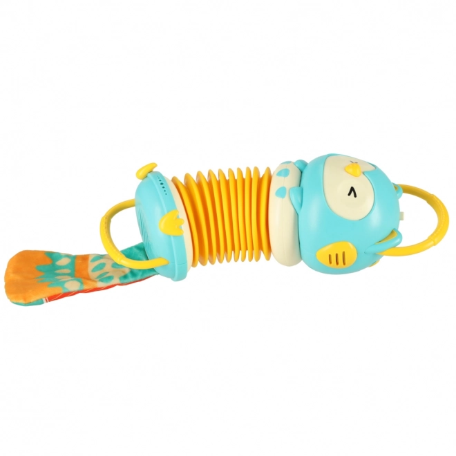 Sensory Owl Accordion Toy with LED Lights for Children