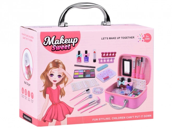 Charming Makeup and Nail Cosmetics Kit for Little Stylists