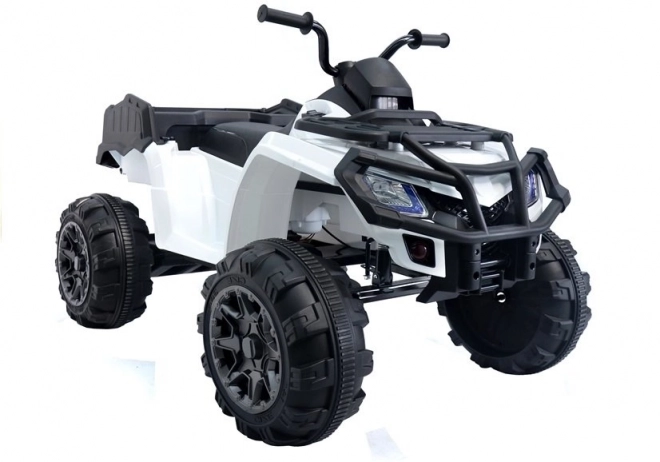 Electric Ride-On Quad Toy White