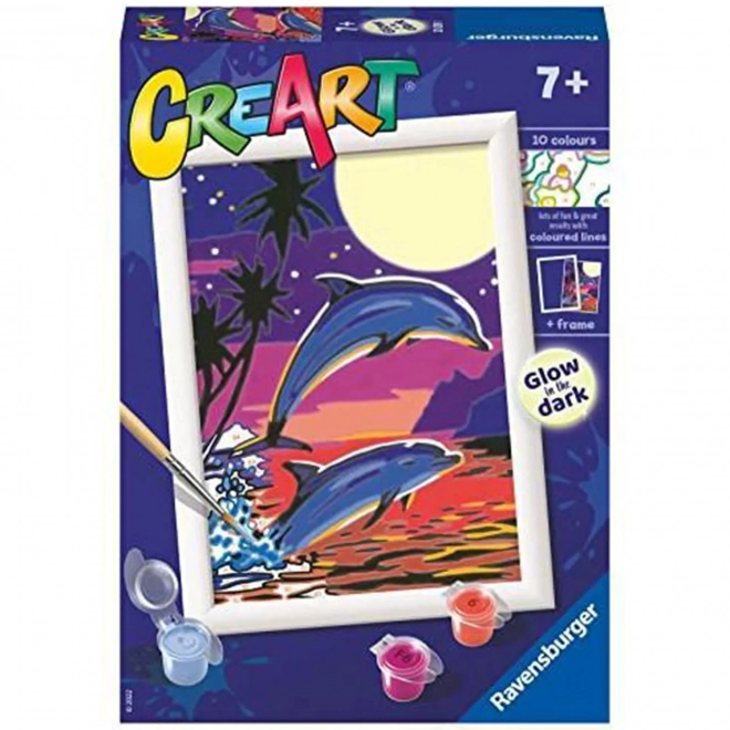 CreArt Dolphin Adventures Paint by Numbers Set