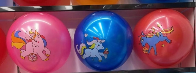 Unicorn Rubber Ball 22 cm