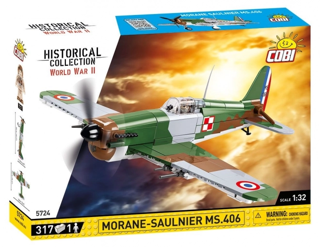 World War II Morane-Saulnier MS.406 Building Set