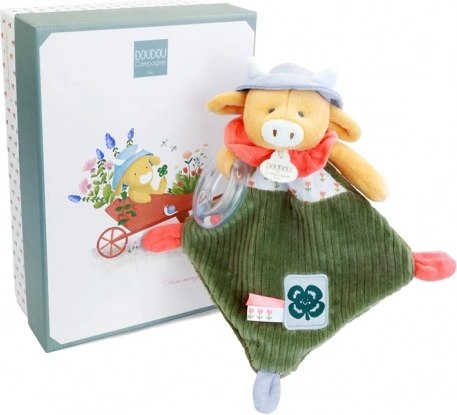 Aneth Cow with Rattle 21 cm - Gift Set Doudou