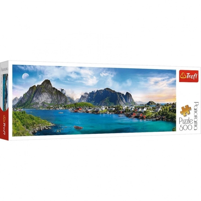 Trefl panoramic puzzle Lofoty, Norway 500 pieces