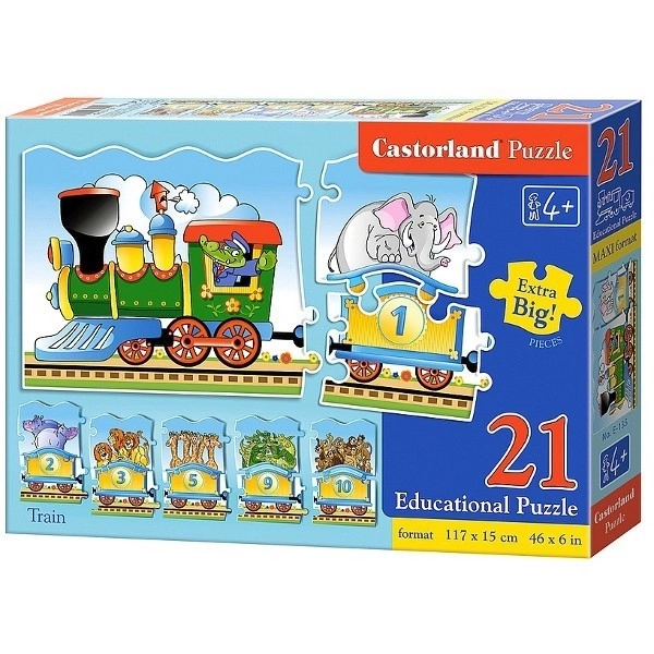 Educational Puzzle Train Set