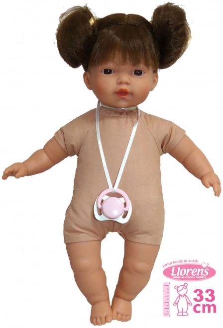 Realistic Baby Doll with Sounds - 33 cm