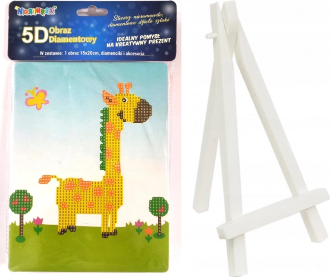 Creative Diamond Painting Giraffe with Stand