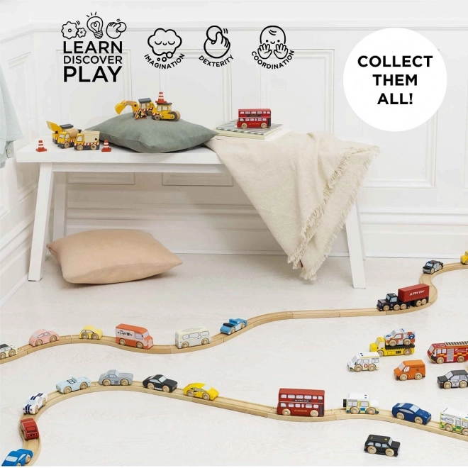 Le Toy Van wooden sports cars set