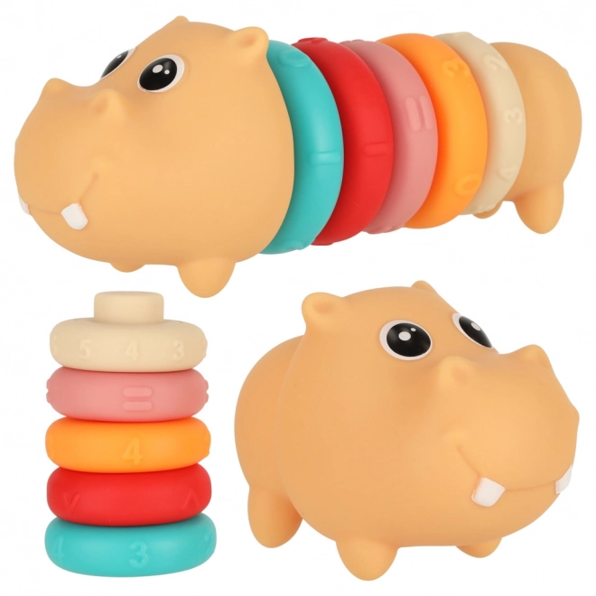 Hippo Sensory Educational Soft Blocks Puzzle