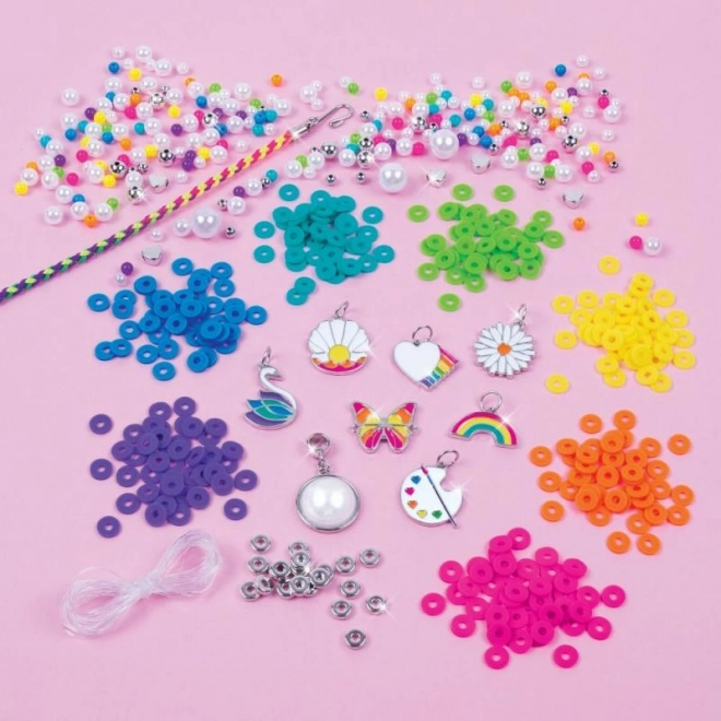 Rainbow and Pearl Bracelet Making Kit