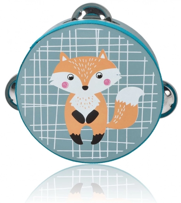 Tambourine with Fox